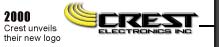 2000: Crest unveils their new logo